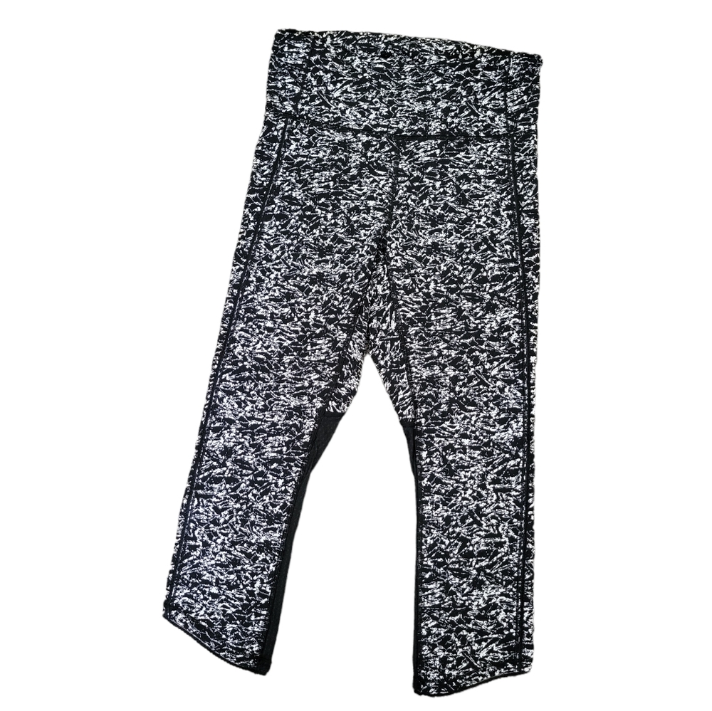 Lululemon Mesh Panel Cropped Leggings
